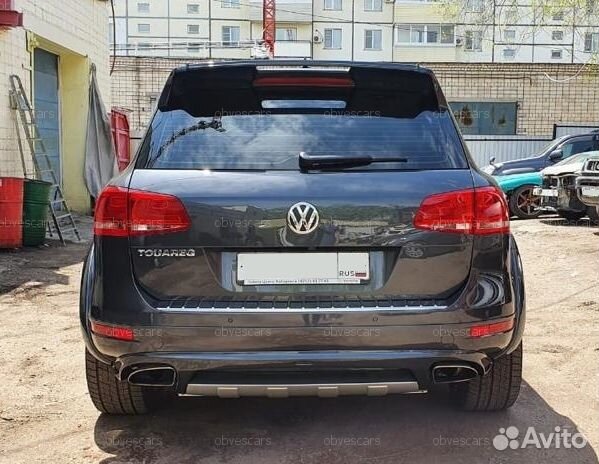 Диффузор заднего бампера Volkswagen Touareg 2010+