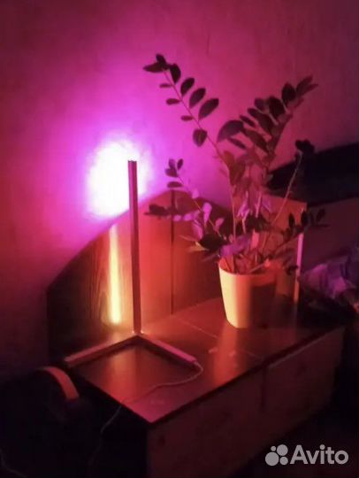 Цветная лампа rgb светильник напольный