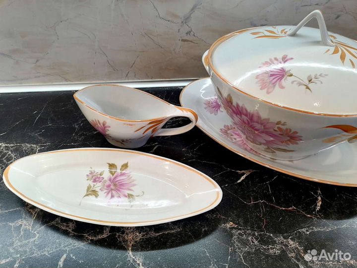 Столовый сервиз фарфор Дулево