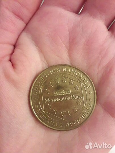 Коллекционная настольная медаль. Франция