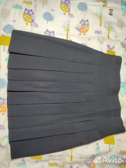 Теннисная юбка черная