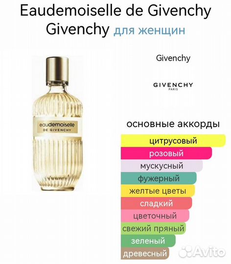 Eau demoiselle DE givenchy