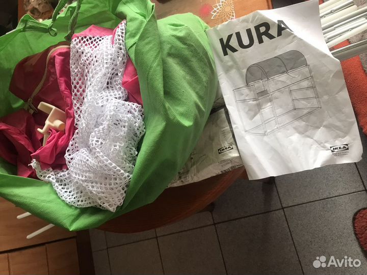 Чехол на кровать домик