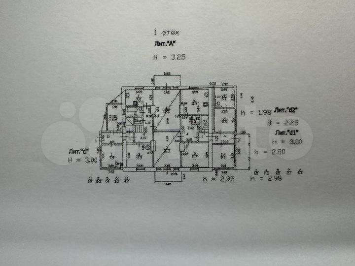 Своб. планировка, 81,4 м², 1/2 эт.