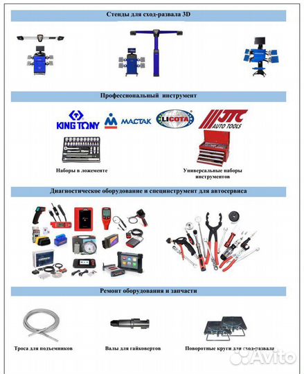 Оборудование для автосервиса