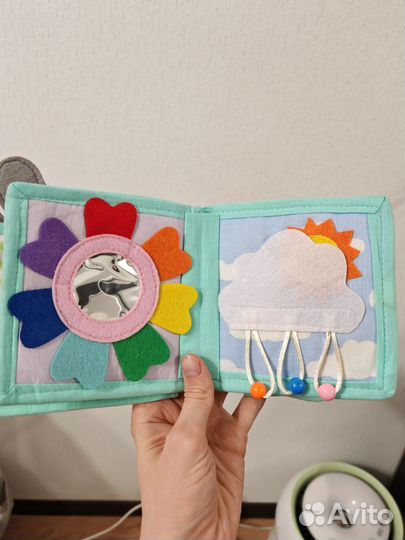 Мягкая книжка игрушка для малышей