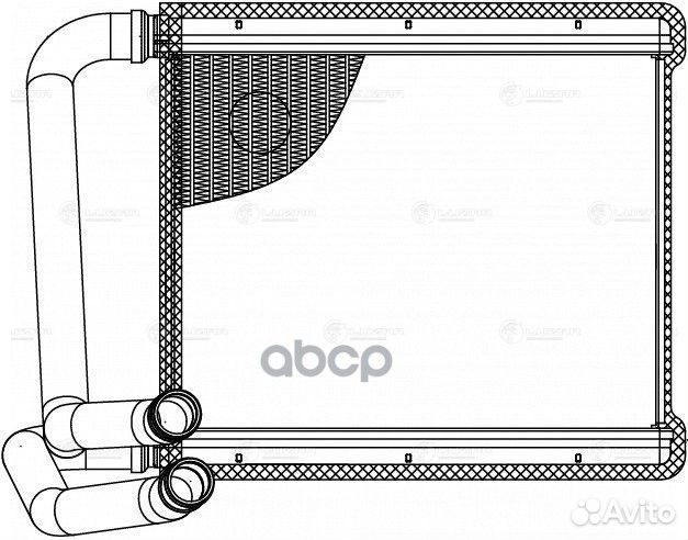 LRH 0803 luzar Радиатор отоп. Hyundai Solaris I