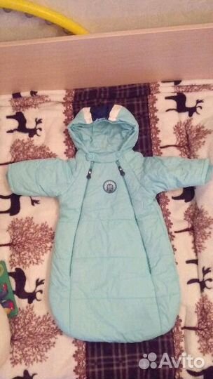 Продам детский спальный мешок шапочка В подарок