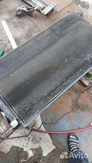 Компрессор и радиатор кондиционера Honda c-rv