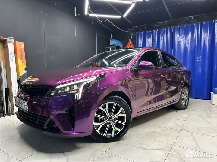 Оклейка авто антигравийной плёнкой, винил