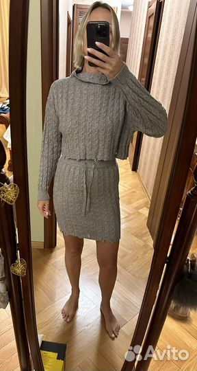 Костюм, Юбка S и свитер Xs, Pinko