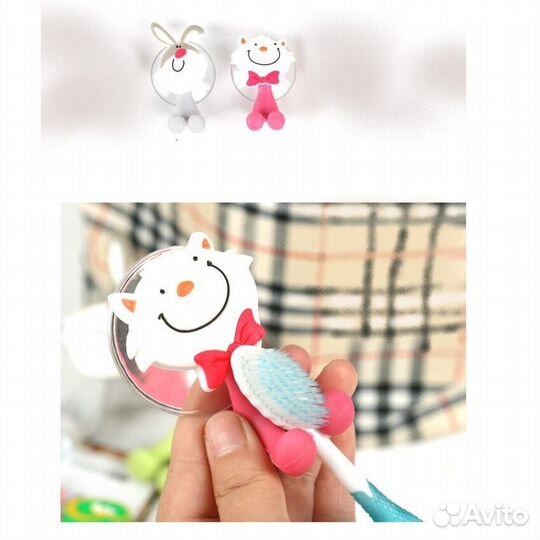 Держатель для зубной щётки детский на присоске