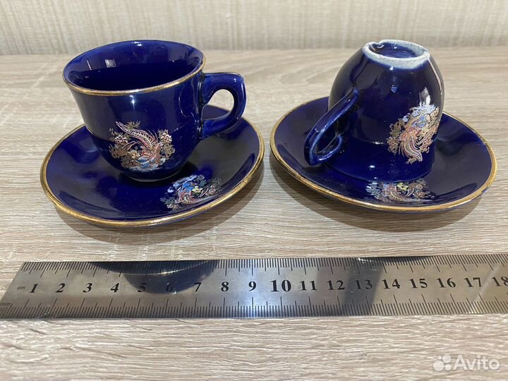 Кофейные чашки фарфор 2 шт