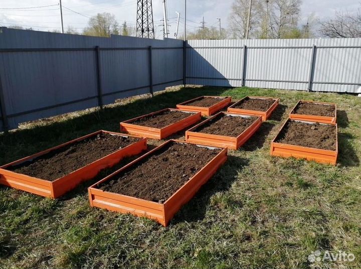 Грядка оцинкованная 1м х 5м х 32см