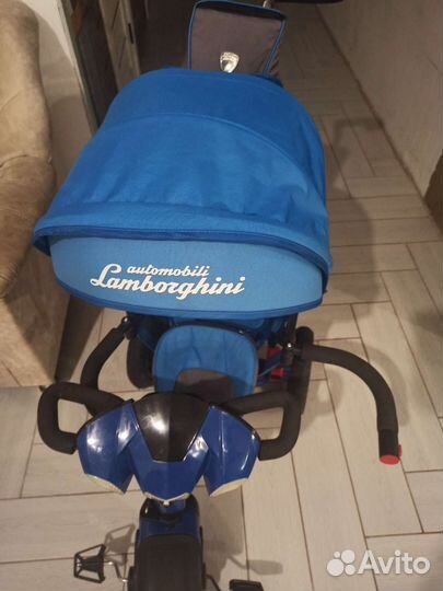 Детский велосипед с родительской ручкой