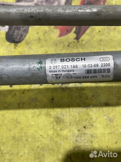 Трапеция дворников с моторчиком Porsche Cayenne