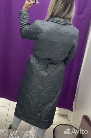 Пальто женское стеганое 44