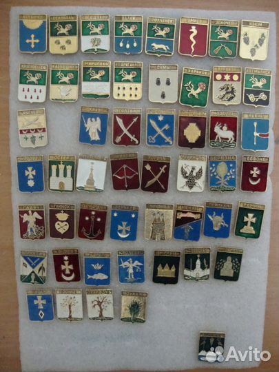 Значки - гербы городов