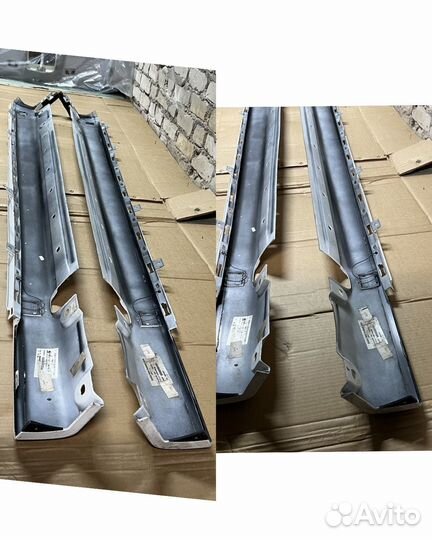 Накладки порогов W220 S220 Mercedes