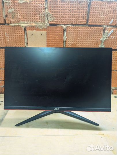 Игровой монитор 24 дюйма AOC 24G2SPU/BK черный