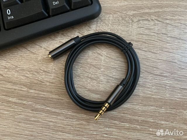 Удлинитель Jack 3.5, 1м, новый
