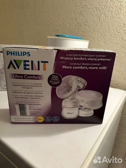 Молокоотсос avent электрический