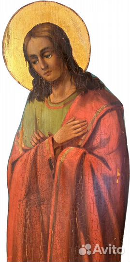 Икона Иоанн Богослов Предстоящий 19 век