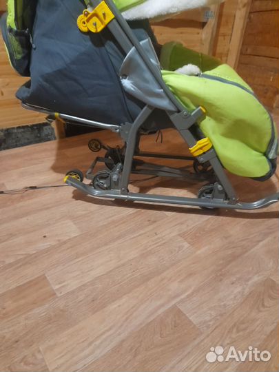 Детские санки коляска nika