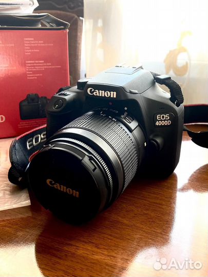 Зеркальный фотоаппарат canon 4000 D