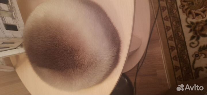 Берет женский норковый