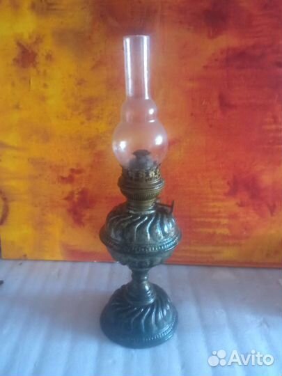 Керосиновая лампа с плафоном