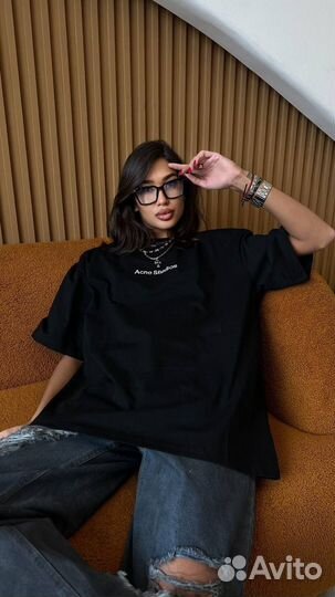 Футболка Acne Studios оверсайз трендовая (3 цаета)