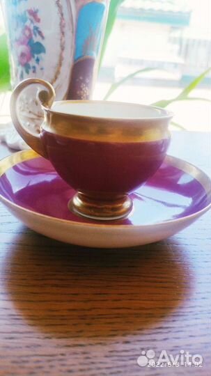 Чайная пара 19 век 1800 г., Париж, Nast