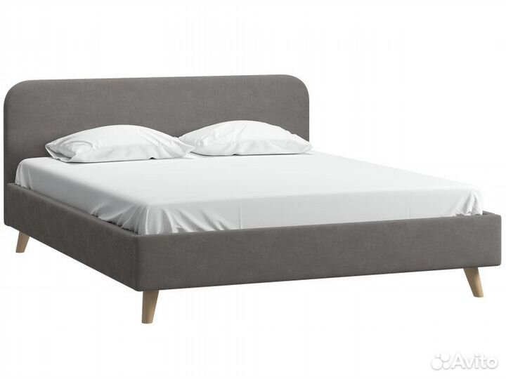 Кровать Лайтси 140 Velvet Grey