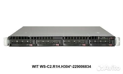 Сервер Supermicro WIT WS-C2.R1H.H304-229006834