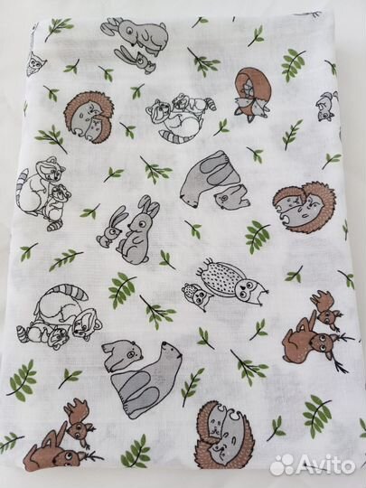 Муслиновые пеленки новые
