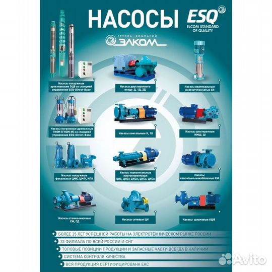 Насос эцв 8-25-55