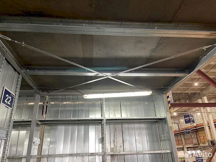 Полочные стеллажи на зацепах 150 кг №Ю9 — для любых помещений