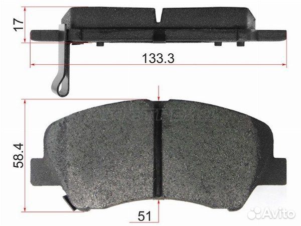 Колодки тормозные