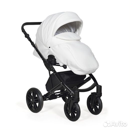 Коляска 3 в 1 в экокоже