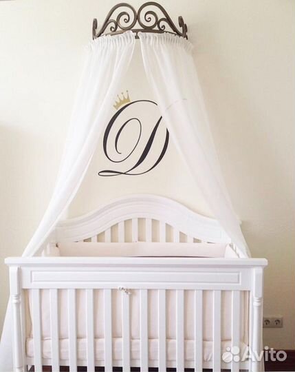 Комплект Новый - Балдахин + карниз настенный