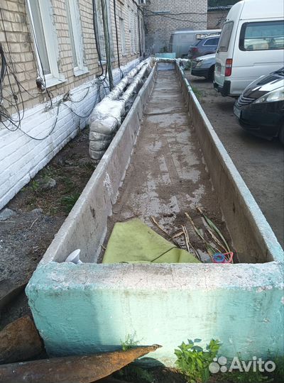 Лотки бетонные для теплотрассы
