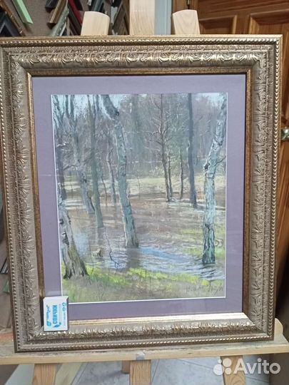Картина старинная, антиквариат, известный художник