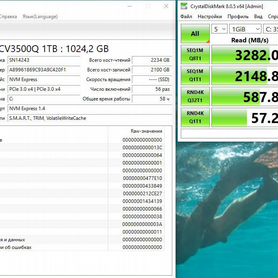 Ssd накопитель m2 nvme 1tb Cusu