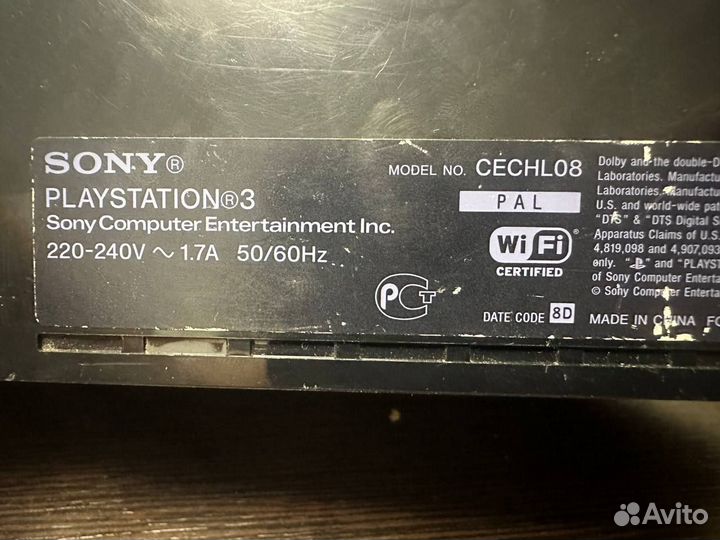 Ps3 fat на запчасти