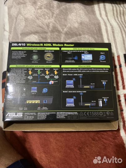 Wi-Fi роутер Asus DSL-N10