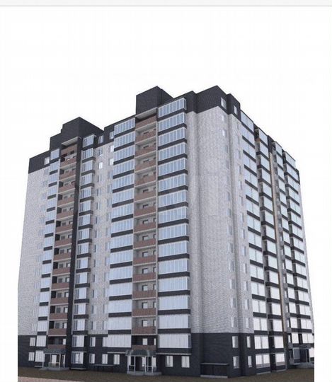 2-к. квартира, 56,6 м², 3/16 эт.