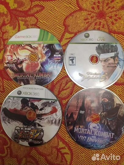 Диски на xbox 360 пачкой