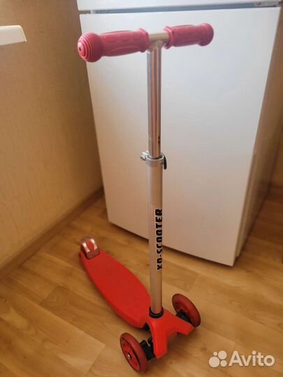 Самокат детский трехколесный бу