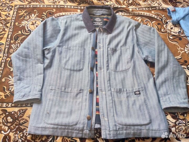 Dickies Work Jacket Hickory strip L/XL 52-54
